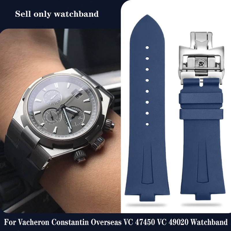 Luxury Watch Constantine - Silicone Rubber Watch Band For Vacheron