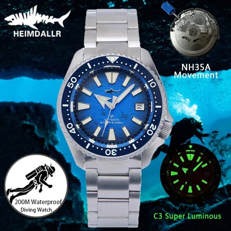 Titanium Sport Watch - Heimdallr New SKX007 Dive Watch Titanium