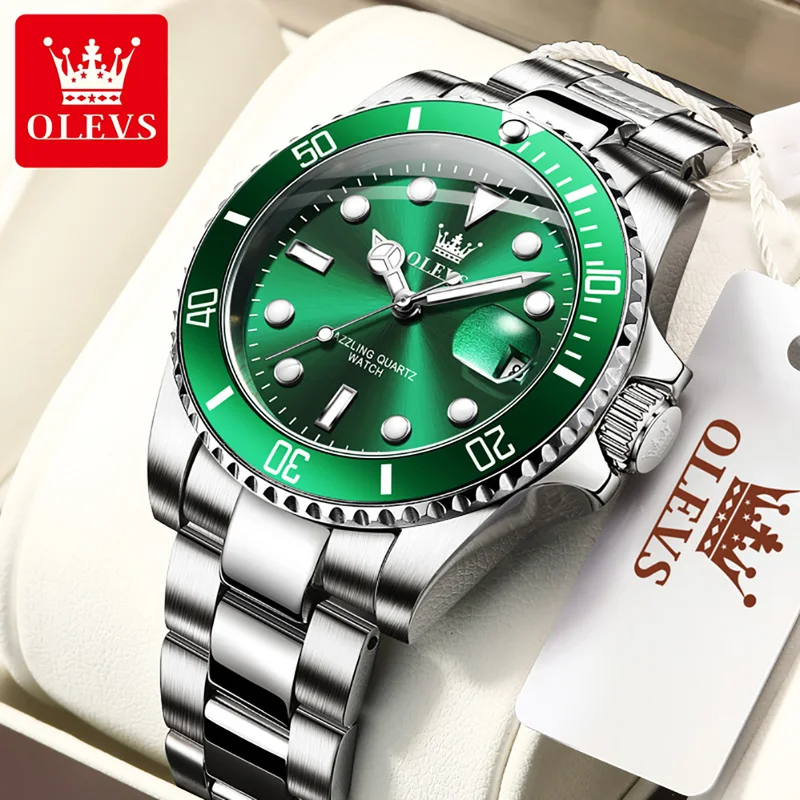 Luxury Watch Name - OLEVS Original Quartz Watch for Men
