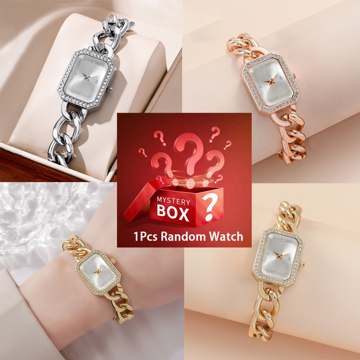 Mystery box contains 1randomco - Luxury Watch Hand 评论和价格