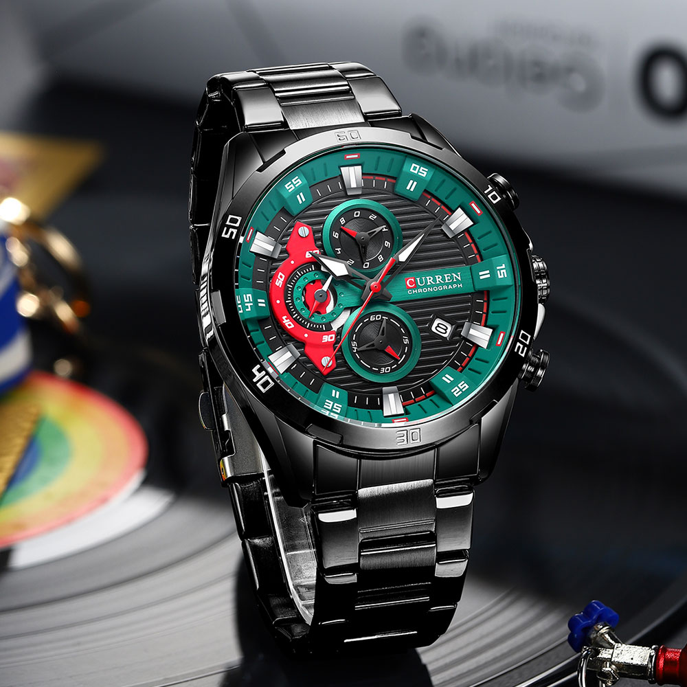 Watches For Men CURREN Man Wri - Luxury Watch Investment 评论和价格