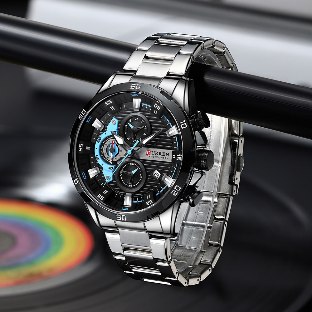 Watches For Men CURREN Man Wri - Luxury Watch Investment 评论和价格