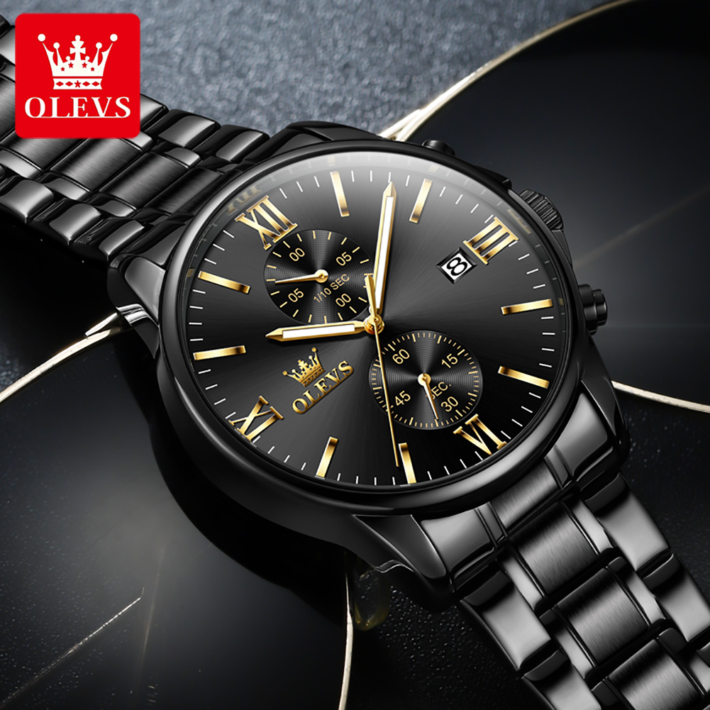 OLEVS 2886 Classic Black Quart - Luxury Watch Investment 评论和价格