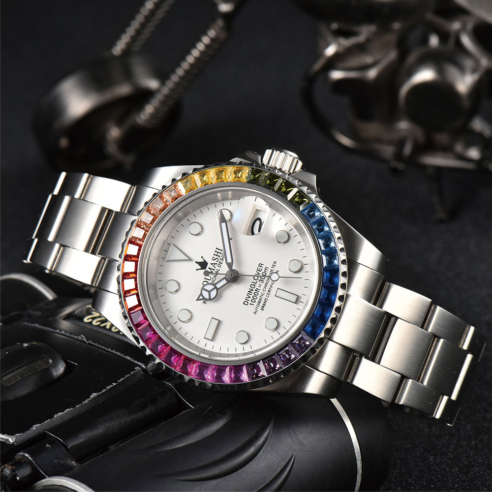 40mm Luxury Diving Men's Watch - Luxury Watch Strap 评论和价格