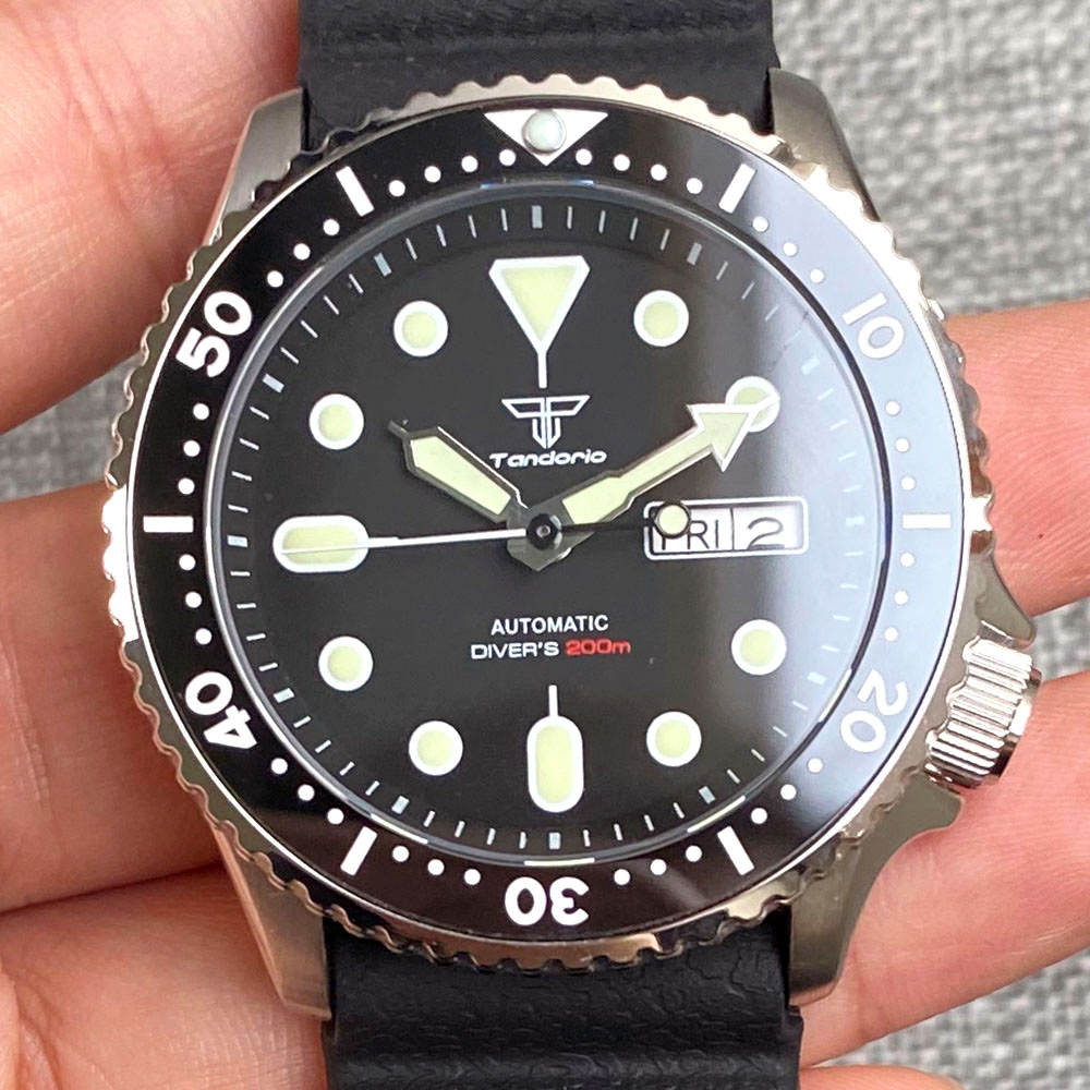 Tandorio 41mm NH36 Titanium Bl - Titanium Sport Watch 评论和价格