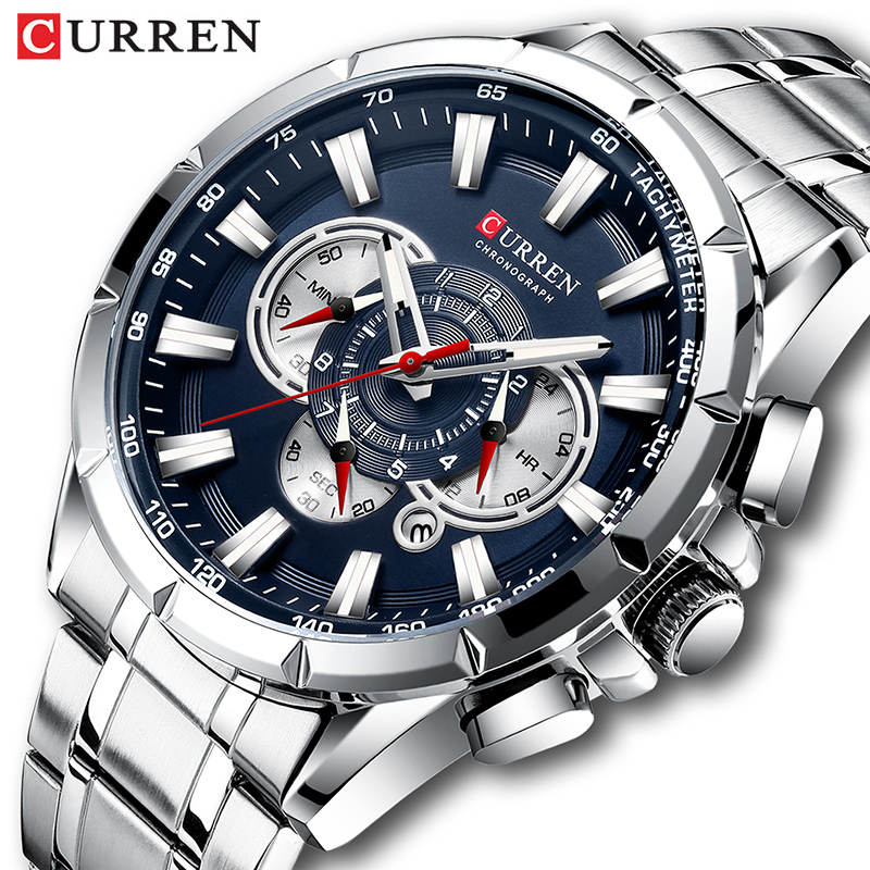 CURREN Wrist Watch Men Waterpr - Luxury Watch Investment 评论和价格