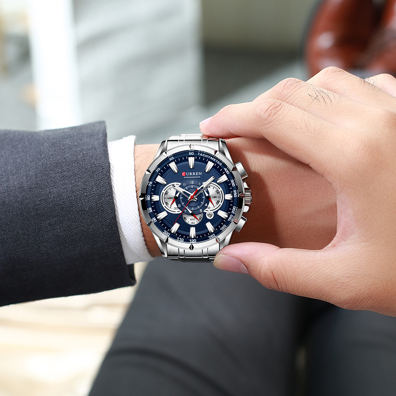 CURREN Wrist Watch Men Waterpr - Luxury Watch Investment 评论和价格
