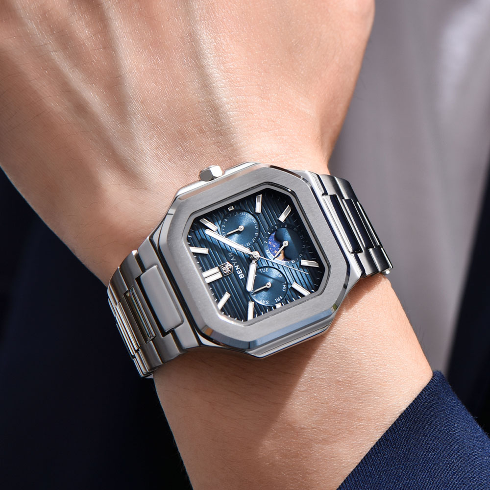 BENYAR New 37mm Mens Watch Top - Luxury Quartz Watch Brands 评论和价格