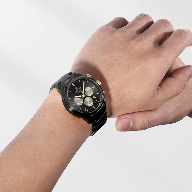 NAVIFORCE Men Quartz Chronogra - Luxury Watch Strap 评论和价格