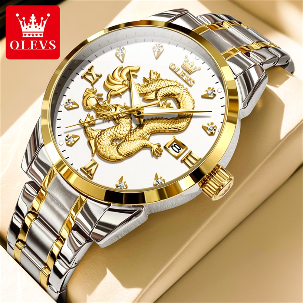 OLEVS Fashion China Loong Drag - Luxury Watch In China 评论和价格