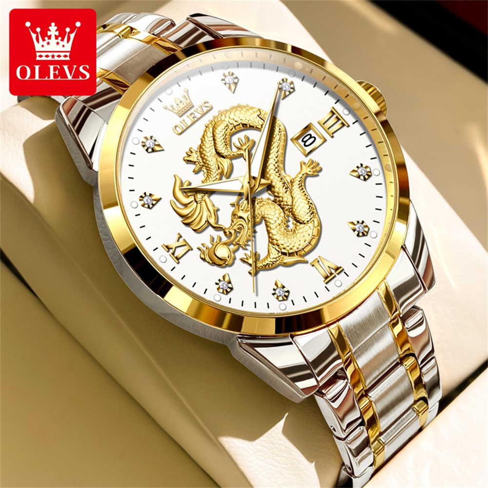OLEVS Fashion China Loong Drag - Luxury Watch In China 评论和价格