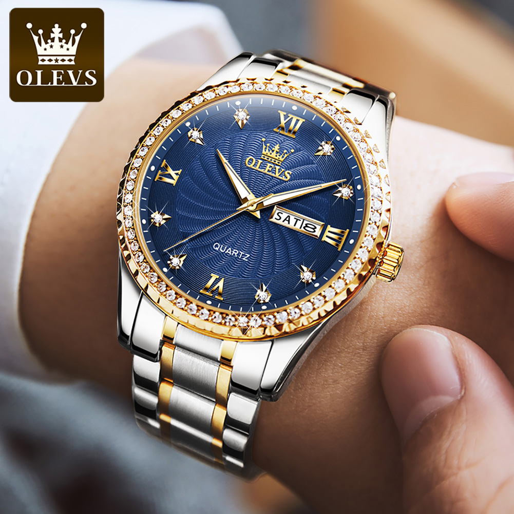 OLEVS 5565 Luxury Brand Quartz - Luxury Watch Name 评论和价格