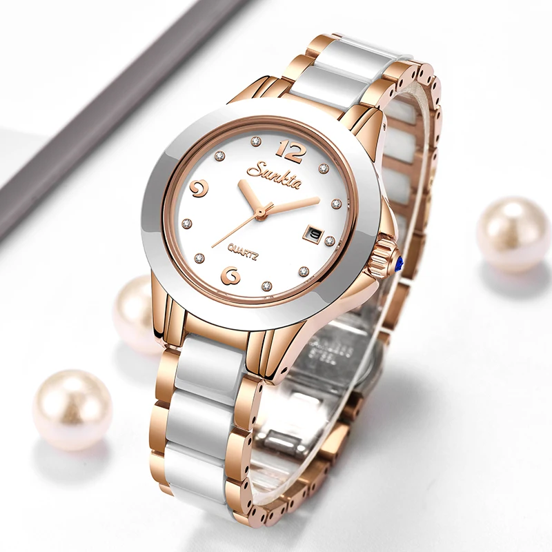 Sunkta Fashion Casual Quartz W - Luxury Watch Lady 评论和价格