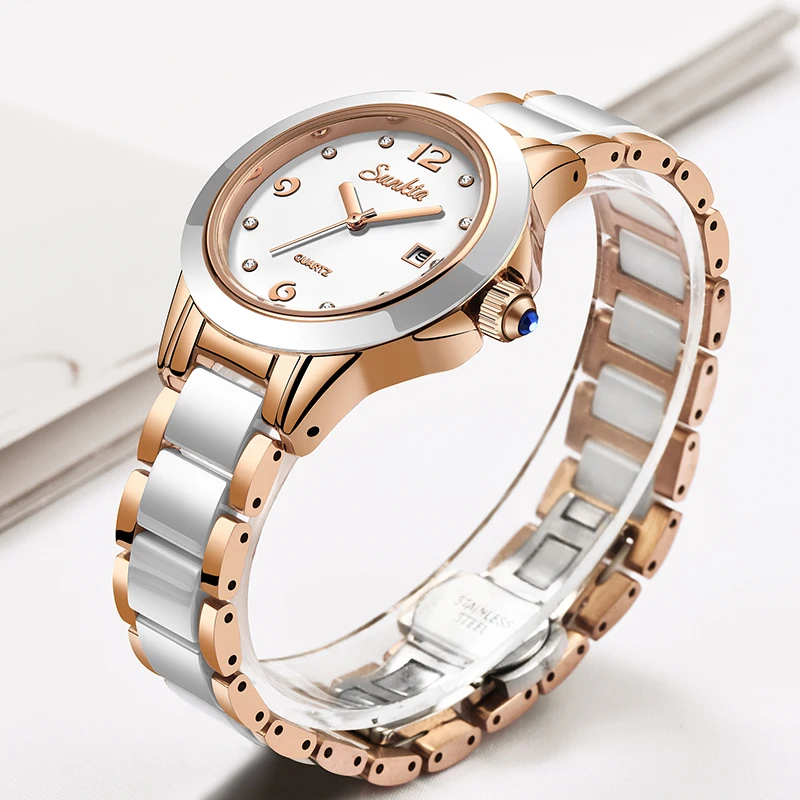 Sunkta Fashion Casual Quartz W - Luxury Watch Lady 评论和价格
