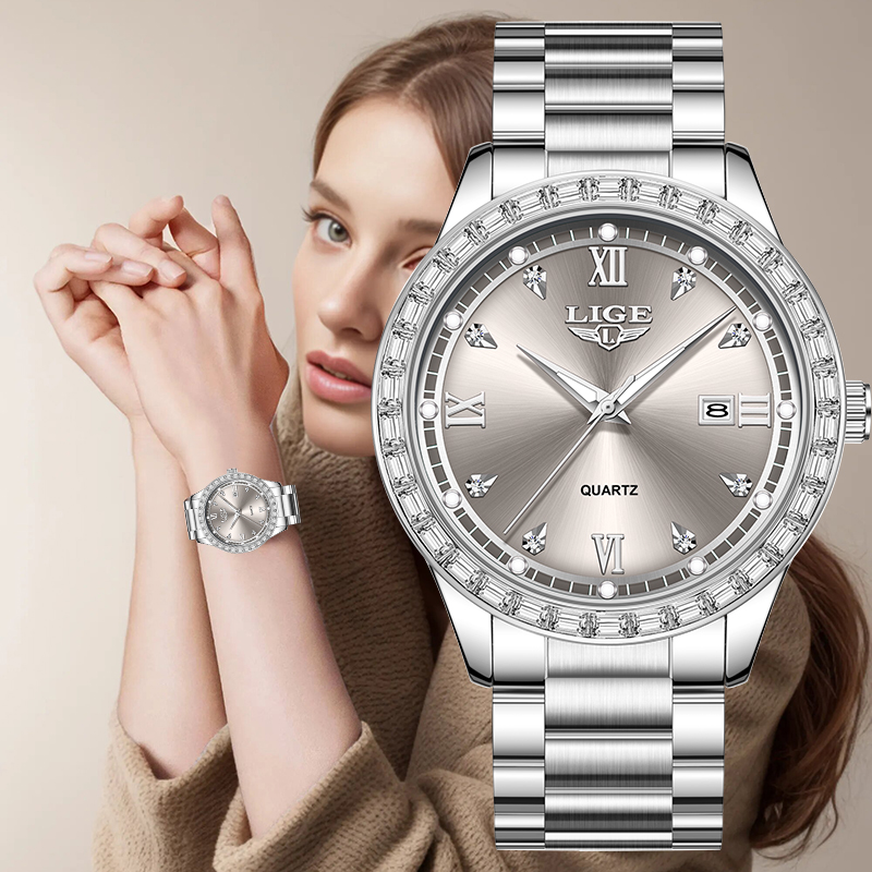 LIGE Quartz Wristwatch 2026 Lu - Luxury Watch Uk 评论和价格