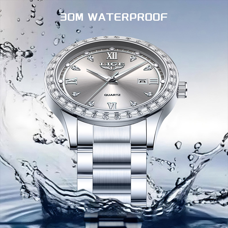 LIGE Quartz Wristwatch 2026 Lu - Luxury Watch Uk 评论和价格