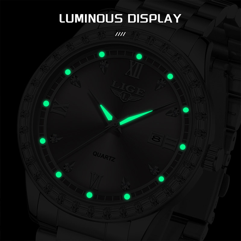 LIGE Quartz Wristwatch 2026 Lu - Luxury Watch Uk 评论和价格