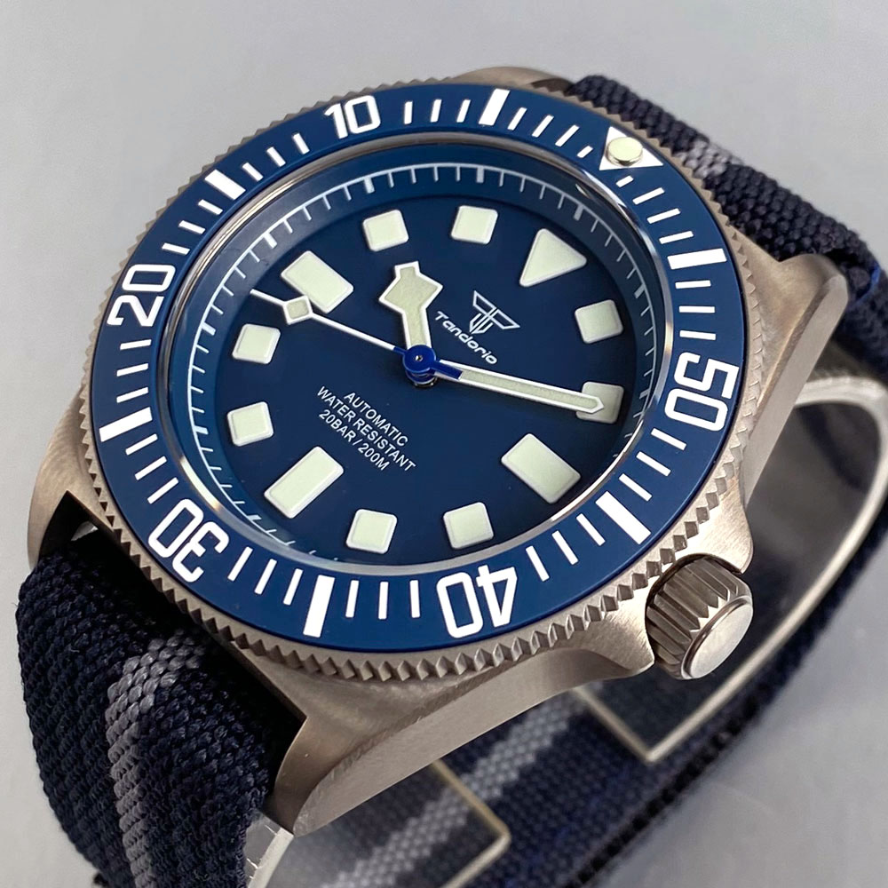 Titanium Case Tandorio 42mm Re - Titanium Sport Watch 评论和价格