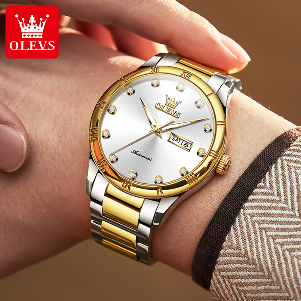 OLEVS Men's Watches Luxury Cas - Luxury Watch Hand 评论和价格