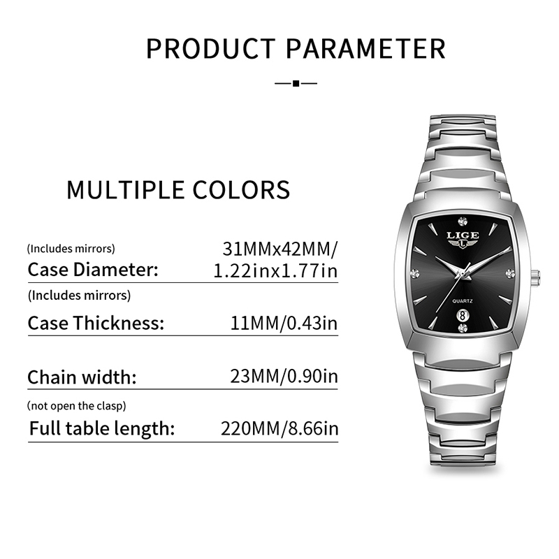 LIGE Watch women Business Luxu - Luxury Watch Lady 评论和价格