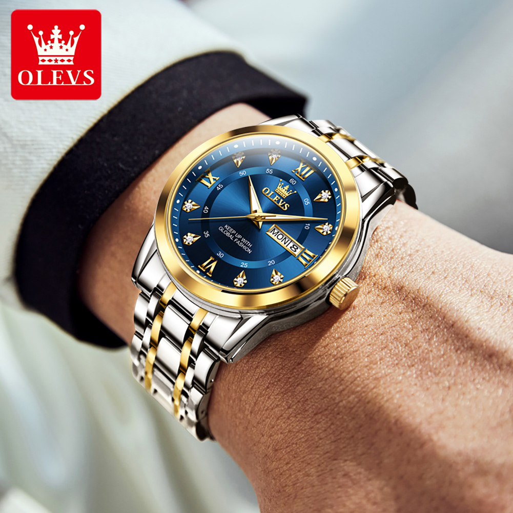 OLEVS Brand Fashion men's watc - Luxury Quartz Watch Brands 评论和价格