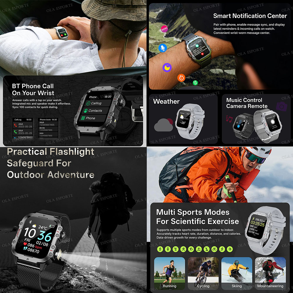 NEW T-RX4 Ultra Smart Watch Me - Titanium Sport Watch 评论和价格