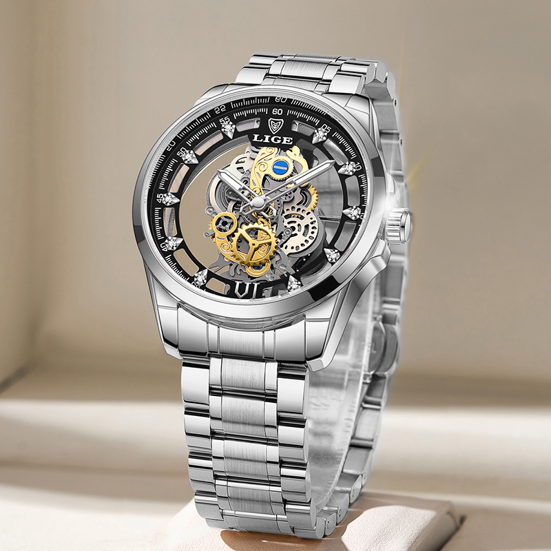 LIGE Fashion Top Luxury Men's  - Luxury Watch Name 评论和价格