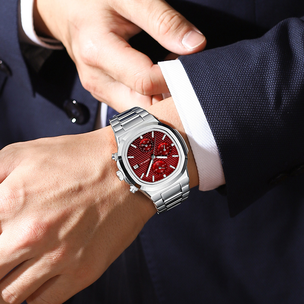CRRJU Luxury Man Watch Busines - Patek Philippe Watch Nautilus 评论和价格
