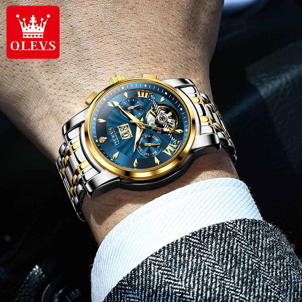 OLEVS Men Watches Luxury Fashi - Luxury Watch Strap 评论和价格