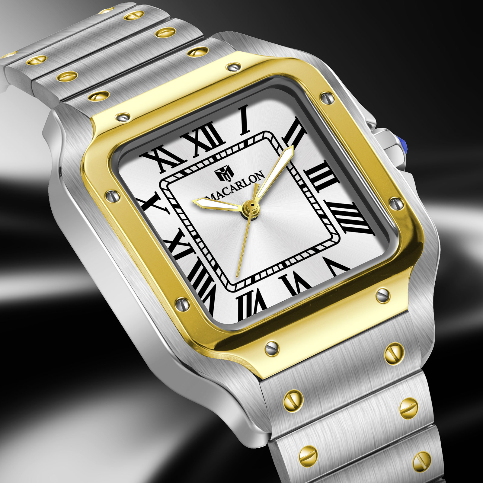 MACARLON Square Men's Automati - Luxury Watch In China 评论和价格
