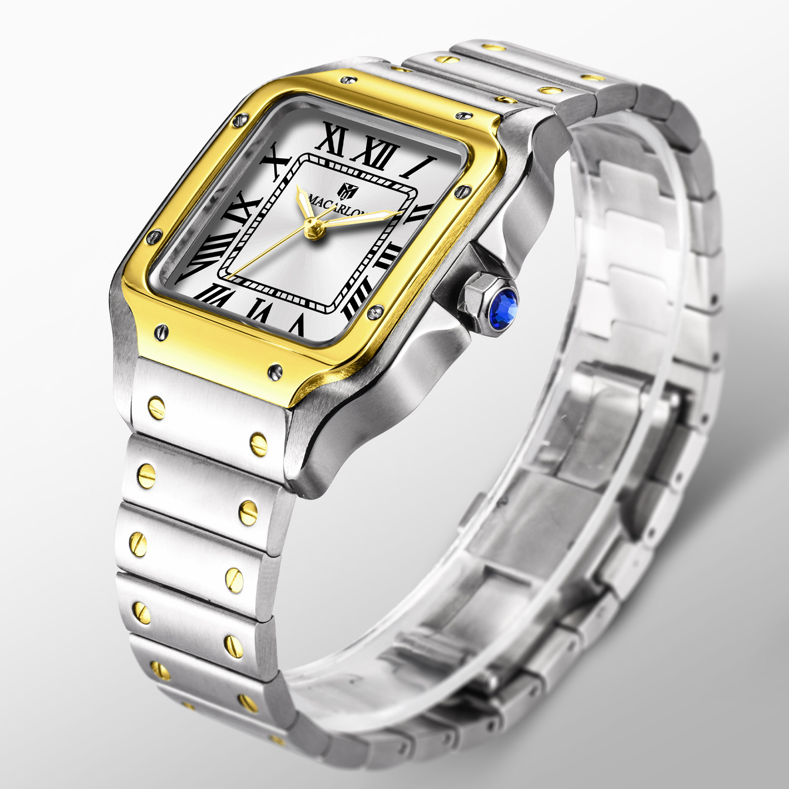 MACARLON Square Men's Automati - Luxury Watch In China 评论和价格