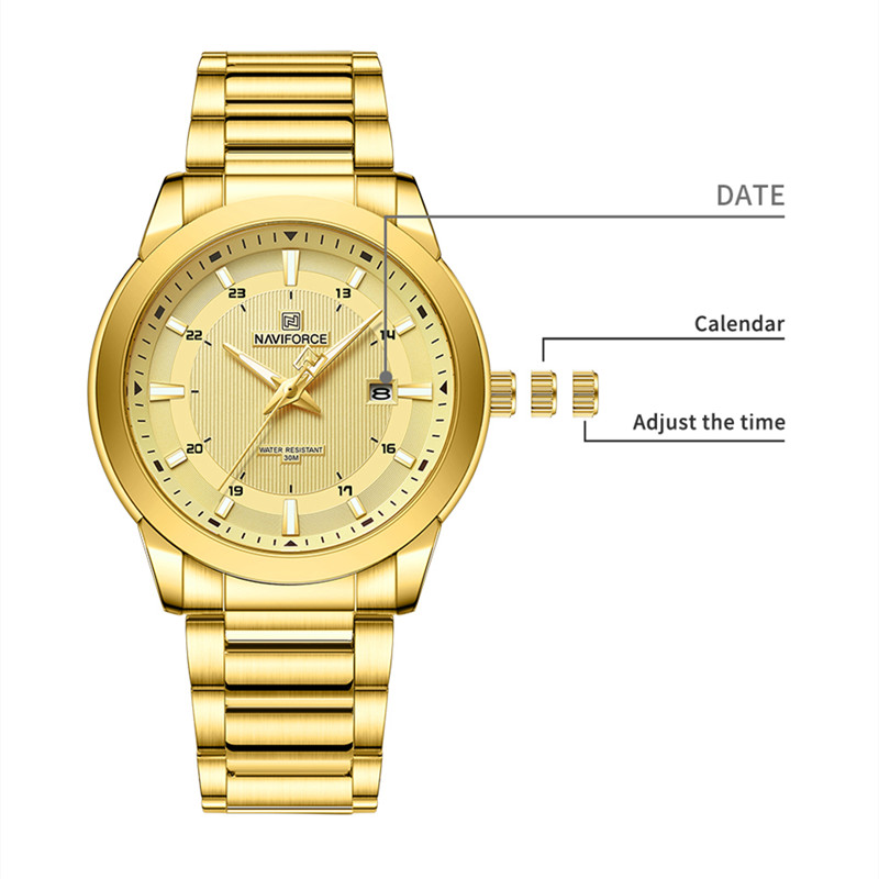2024 Top Brand NAVIFORCE Mens  - Luxury Watch Name 评论和价格