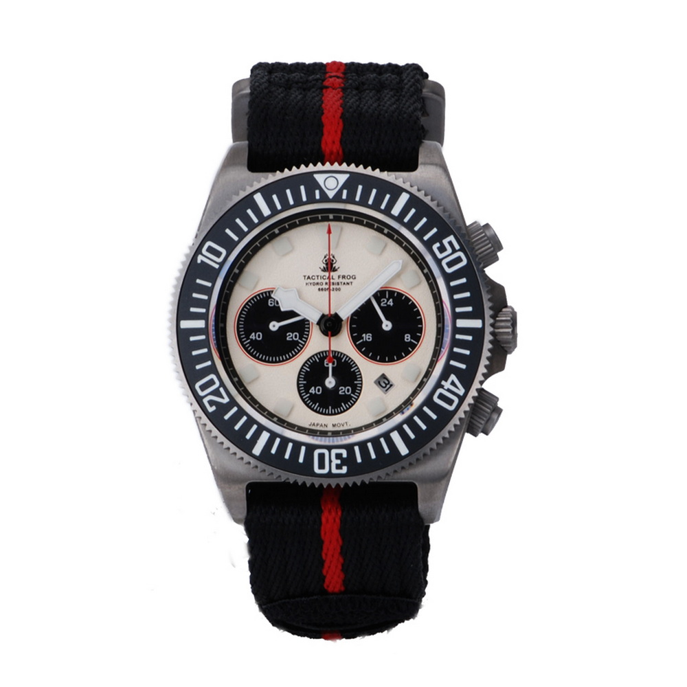 Tactical Frog Men Chronograph  - Titanium Sport Watch 评论和价格