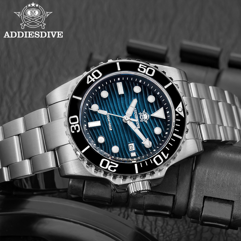 ADDIESDIVE Men's 2115 Quartz W - Luxury Watch Strap 评论和价格