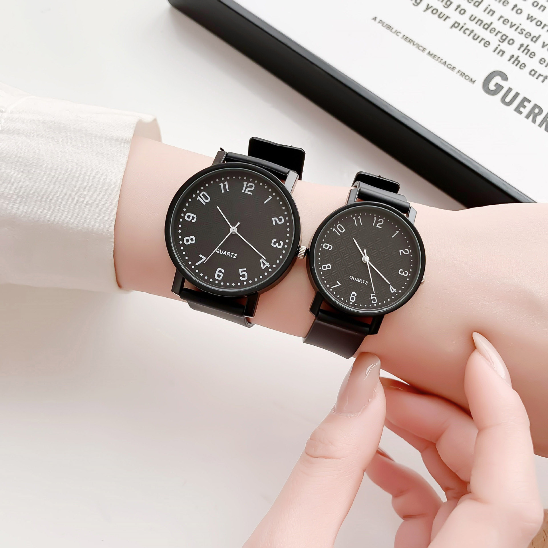 Simple Black Watch Quartz Watc - Luxury Watch Lady 评论和价格