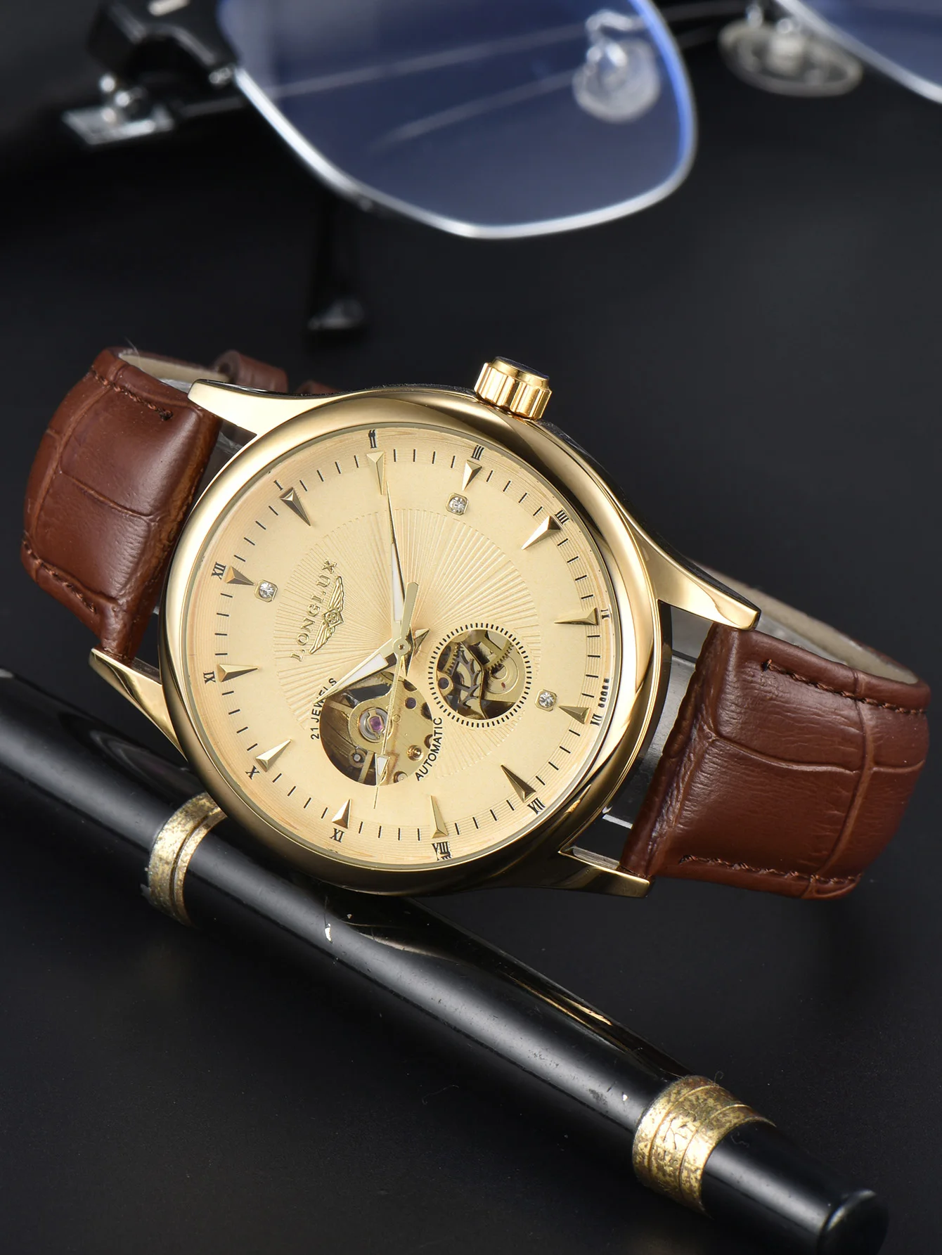 LONGLUX Automatic Watch Elegan - Patek Philippe Watch Nautilus 评论和价格